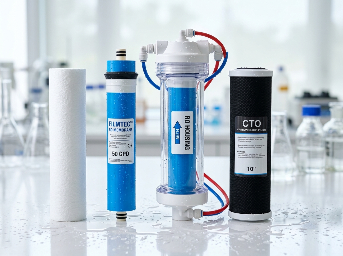 RO membranes, pumps and genuine spares